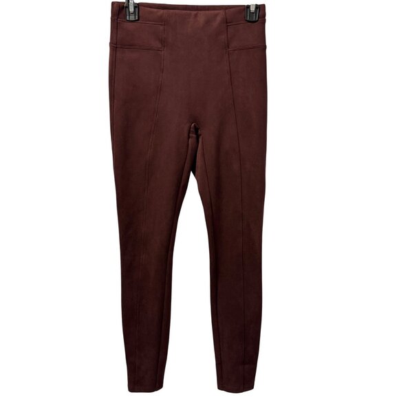 Spanx Womens Burgundy Leggings Size S Pull on Women Legging - Picture 3 of 12